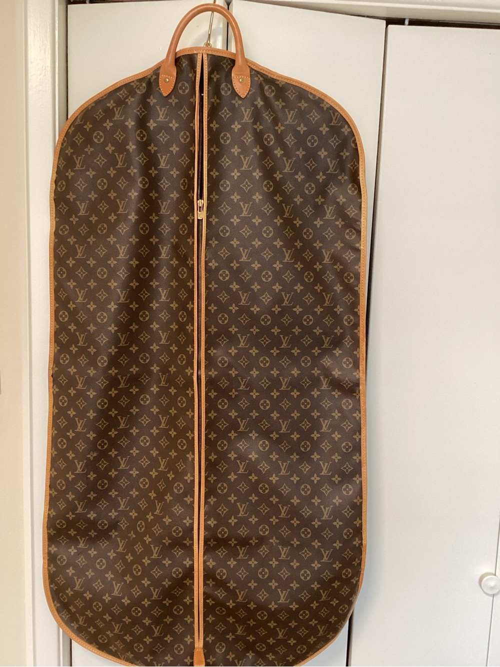 Louis Vuitton Monogram Brown & Tan Garment Bag